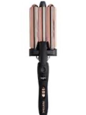 FoxyBae 1" Rose Gold Triple Barrel Waver